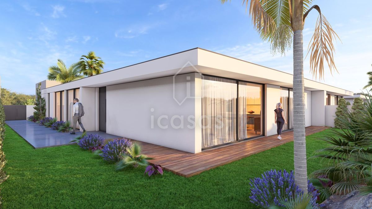 Project image: rear garden, with a deck next to the house